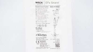 Teleflex EFX002 Weck EFx Shield Fascial Closure System (x)